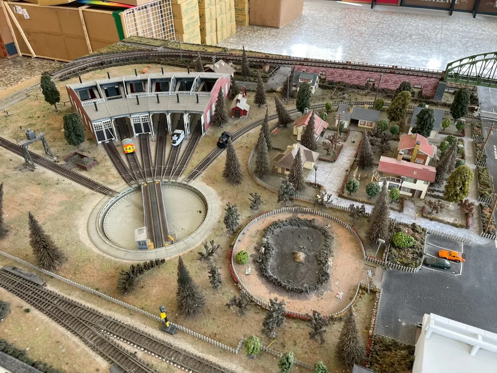 縮小版的鐵道世界。