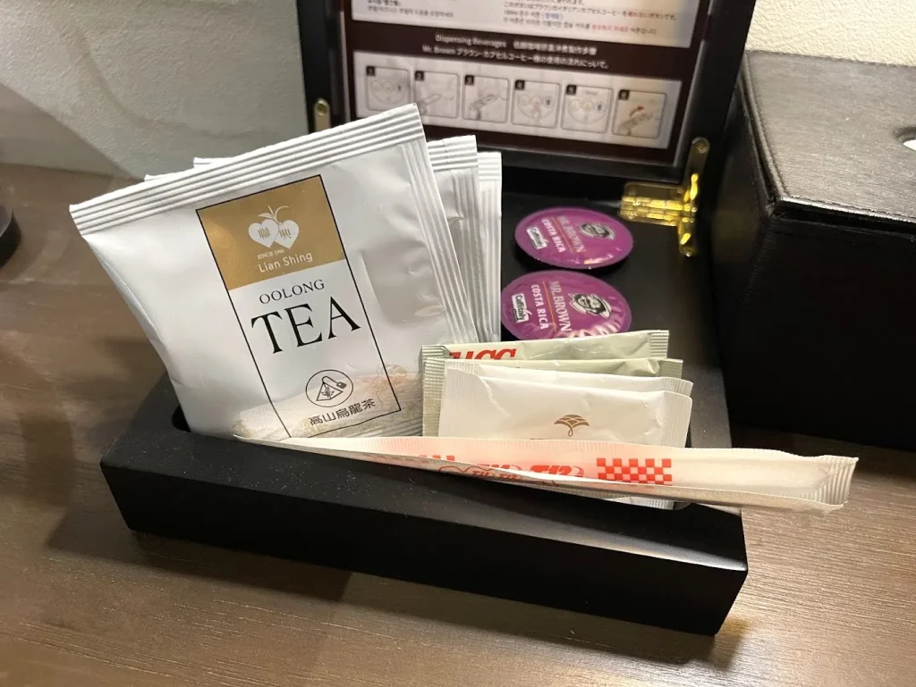 烏龍茶、咖啡