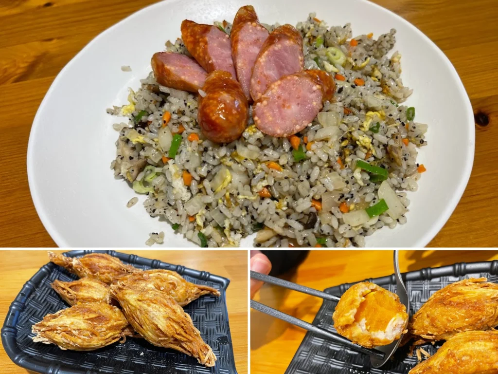 初心•看心情:飛魚卵炒飯、香酥金瓜