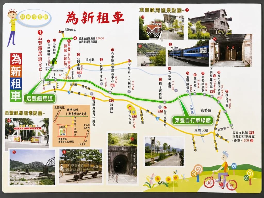 后豐鐵馬道與東豐自行車綠廊差在哪？