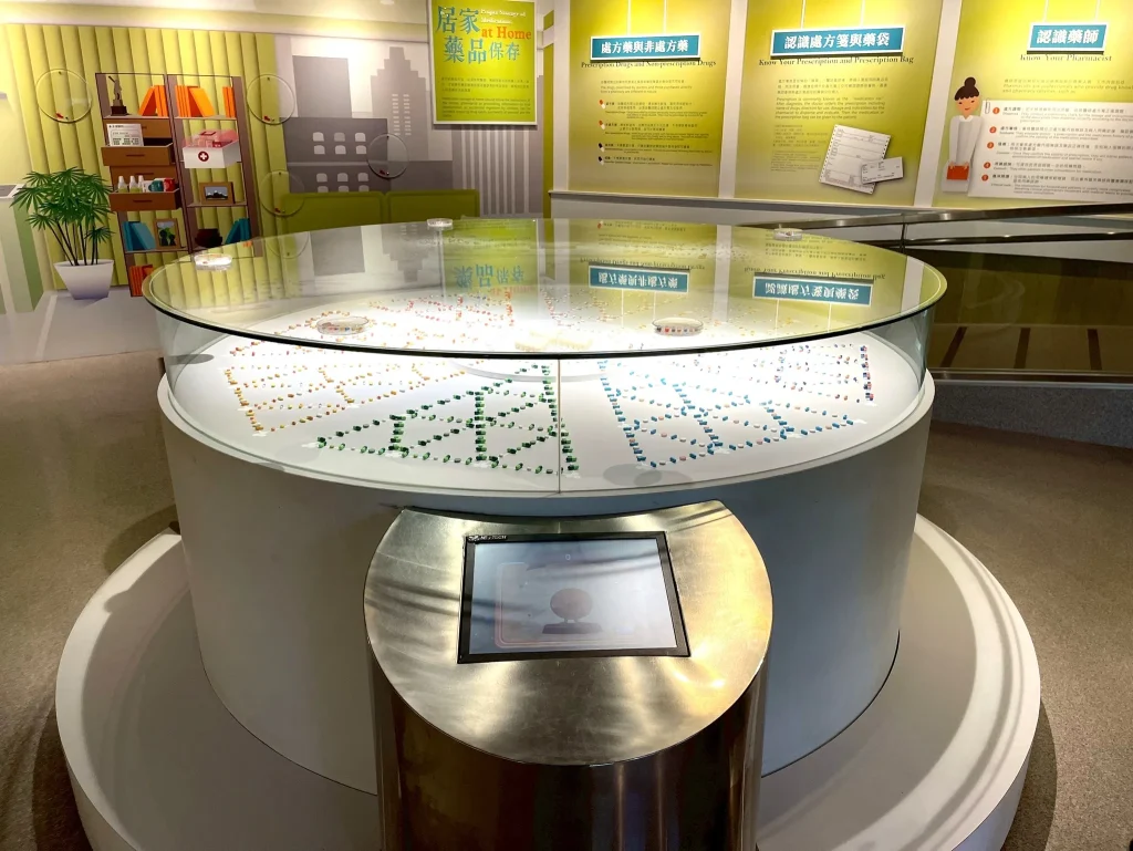 圓形透明展示櫥窗