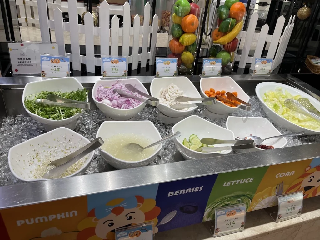 華園飯店早餐-生菜沙拉