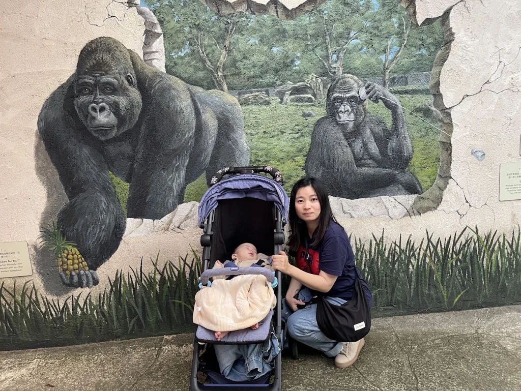 9個月弟弟到台北木柵動物園
